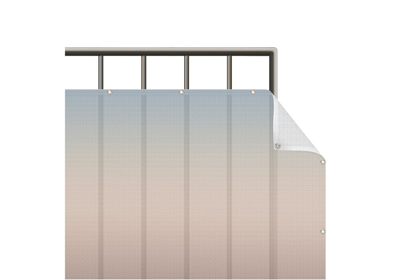 Bilderdepot24 Balkonsichtschutz Sichtschutz Balkon Abstrakt Modern Blau-Beige Farbverlauf (1m bis 10m fein gelochter Sichtschutz aus Mesh für Geländern & Zäunen, Fertig geöst, inkl. Kabelbindern zur Anbringung) Sichtschutz Terrasse Balkontuch Balkonverkleidung Windschutz Terrasse Bilderdepot24 Balkonsichtschutz Sichtschutz Balkon Abstrakt Modern Blau-Beige Farbverlauf (1m bis 10m fein gelochter Sichtschutz aus Mesh für Geländern & Zäunen, Fertig geöst, inkl. Kabelbindern zur Anbringung) Sichtschutz Terrasse Balkontuch Balkonverkleidung Windschutz Terrasse von Bilderdepot24