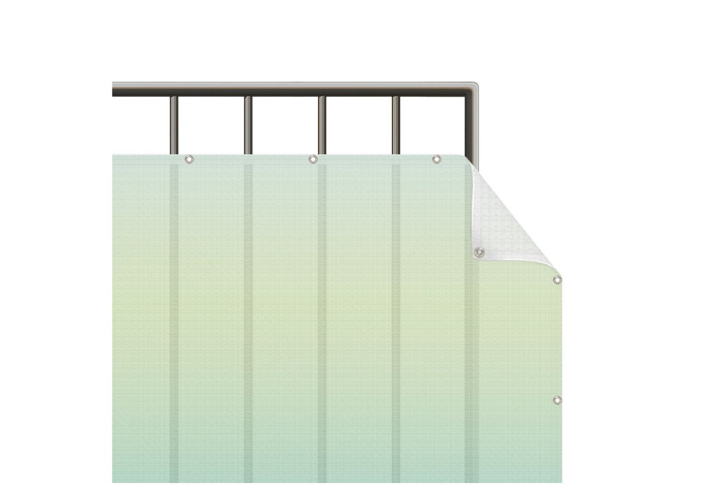 Bilderdepot24 Balkonsichtschutz Sichtschutz Balkon Abstrakt Mordern Farbverlauf Mint Balkonbespannung (1m bis 10m fein gelochter Sichtschutz aus Mesh für Geländern & Zäunen, Fertig geöst, inkl. Kabelbindern zur Anbringung) Sichtschutz Terrasse Balkontuch Balkonverkleidung Windschutz Terrasse Bilderdepot24 Balkonsichtschutz Sichtschutz Balkon Abstrakt Mordern Farbverlauf Mint Balkonbespannung (1m bis 10m fein gelochter Sichtschutz aus Mesh für Geländern & Zäunen, Fertig geöst, inkl. Kabelbindern zur Anbringung) Sichtschutz Terrasse Balkontuch Balkonverkleidung Windschutz Terrasse von Bilderdepot24