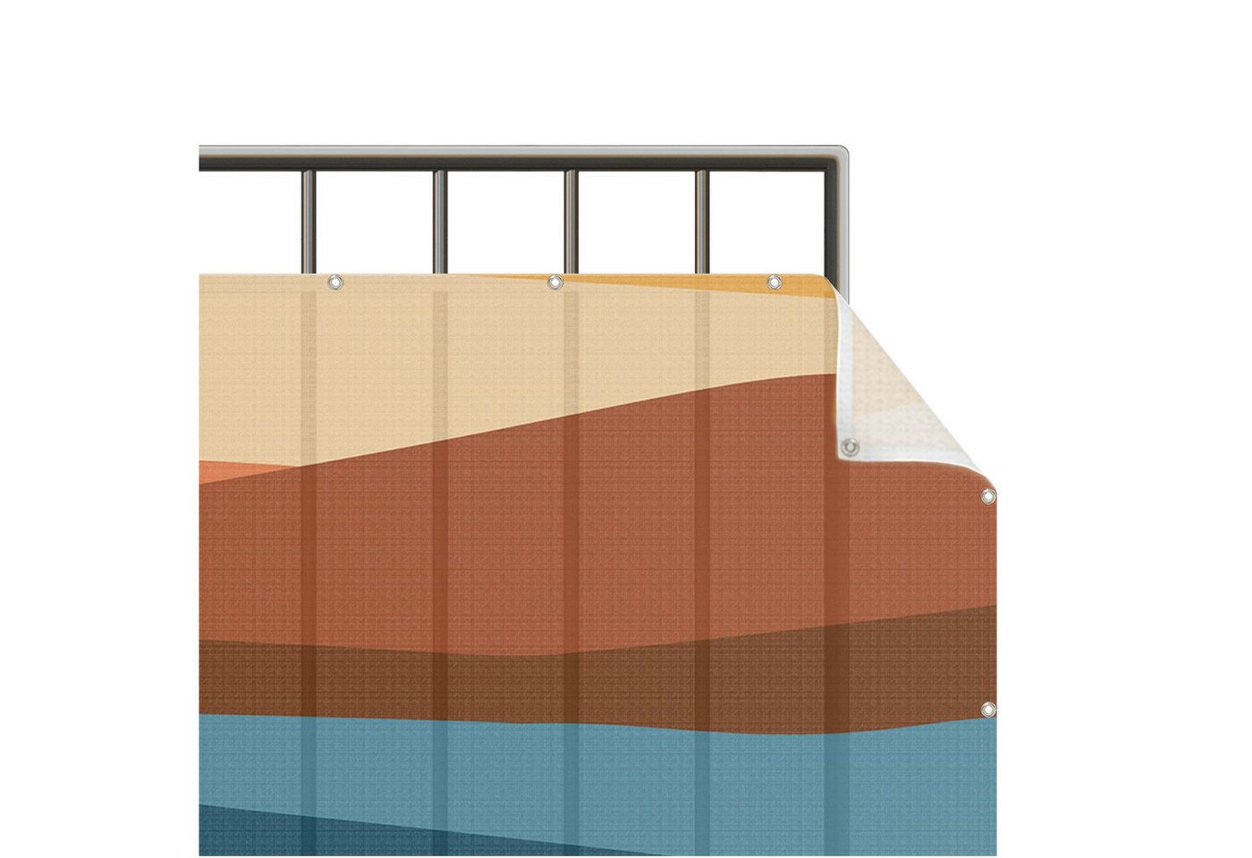 Bilderdepot24 Balkonsichtschutz Sichtschutz Balkon Modern Kunstdruck Wüste Sonnenuntergang (1m bis 10m fein gelochter Sichtschutz aus Mesh für Geländern & Zäunen, Fertig geöst, inkl. Kabelbindern zur Anbringung) Sichtschutz Terrasse Balkontuch Balkonverkleidung Windschutz Terrasse Bilderdepot24 Balkonsichtschutz Sichtschutz Balkon Modern Kunstdruck Wüste Sonnenuntergang (1m bis 10m fein gelochter Sichtschutz aus Mesh für Geländern & Zäunen, Fertig geöst, inkl. Kabelbindern zur Anbringung) Sichtschutz Terrasse Balkontuch Balkonverkleidung Windschutz Terrasse von Bilderdepot24