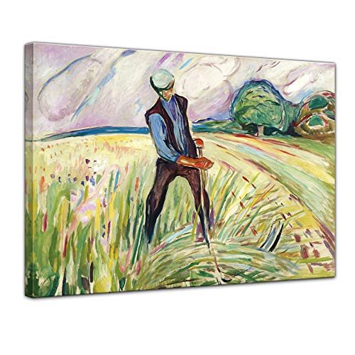Bilderdepot24 Bild auf Leinwand | Edvard Munch The Haymaker in 70x50 cm als Wandbild | Wand-deko Dekoration Wohnung alte Meister | 181037-70x50 Bilderdepot24 Bild auf Leinwand | Edvard Munch The Haymaker in 70x50 cm als Wandbild | Wand-deko Dekoration Wohnung alte Meister | 181037-70x50 von Bilderdepot24