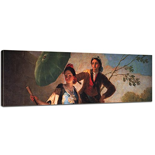 Bilderdepot24 Bild auf Leinwand | Francisco de Goya Der Sonnenschirm in 160x50 cm als Wandbild | Wand-deko Dekoration Wohnung alte Meister | 180153-160x50 Bilderdepot24 Bild auf Leinwand | Francisco de Goya Der Sonnenschirm in 160x50 cm als Wandbild | Wand-deko Dekoration Wohnung alte Meister | 180153-160x50 von Bilderdepot24