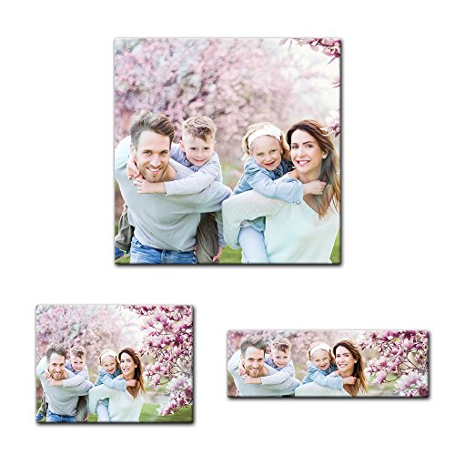 Bilderdepot24 Eigenes Bild auf Glas - Personalisierbar mit Ihrem Wunschmotiv - 30x30 - Glasbild - Mein Foto auf Glas - Kind - Familie - Haustier – Urlaub - Firmenlogo, Wunschbild auf Leinwand von Bilderdepot24