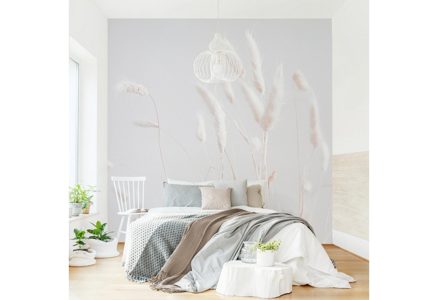 Bilderdepot24 Fototapete Blumen Zeit für Romantik Blumentapete Floral Natur Modern Kunst, Glatt, Matt, (Vliestapete inkl. Kleister oder selbstklebend), Wohnzimmer Schlafzimmer Küche Flur Motivtapete Vliestapete Wandtapete von Bilderdepot24