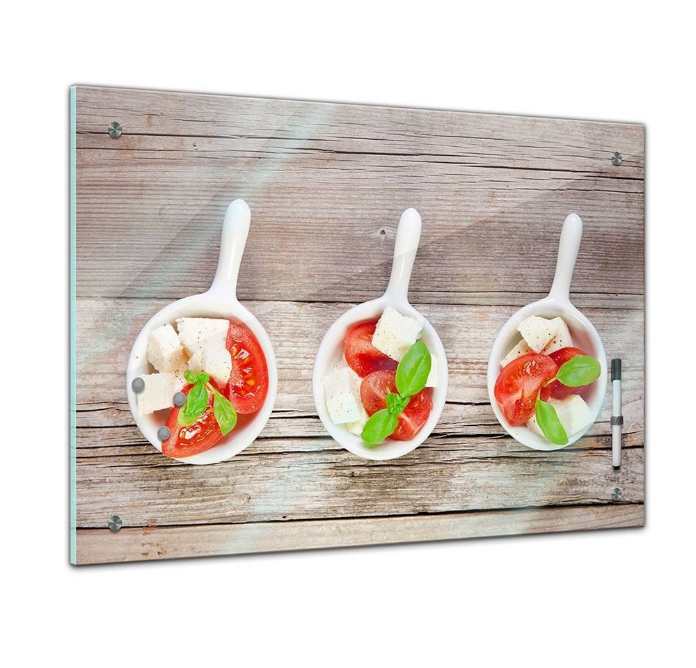Bilderdepot24 Glasbild, Memoboard - Essen & Trinken - Italienischer Salat von Bilderdepot24