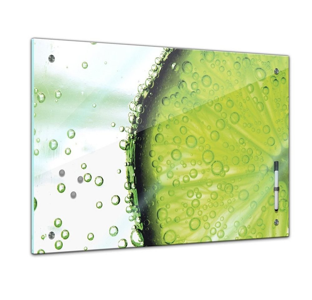 Bilderdepot24 Glasbild, Memoboard - Essen & Trinken - Zitrone von Bilderdepot24