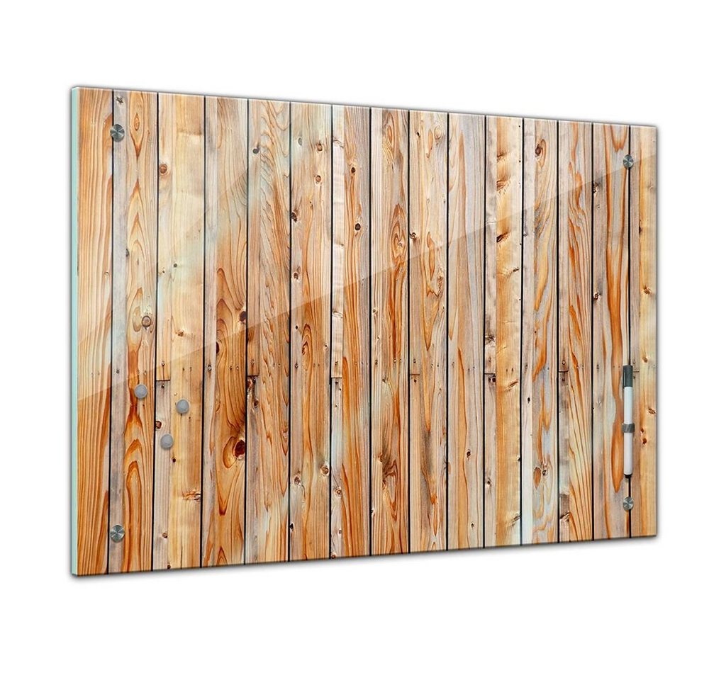 Bilderdepot24 Glasbild, Memoboard - Textur & Hintergrund - Textur Holz von Bilderdepot24