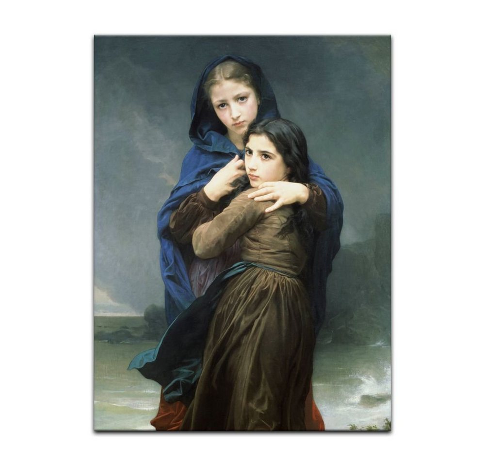 Bilderdepot24 Leinwandbild Alte Meister - William-Adolphe Bouguereau - Der Sturm, Menschen von Bilderdepot24