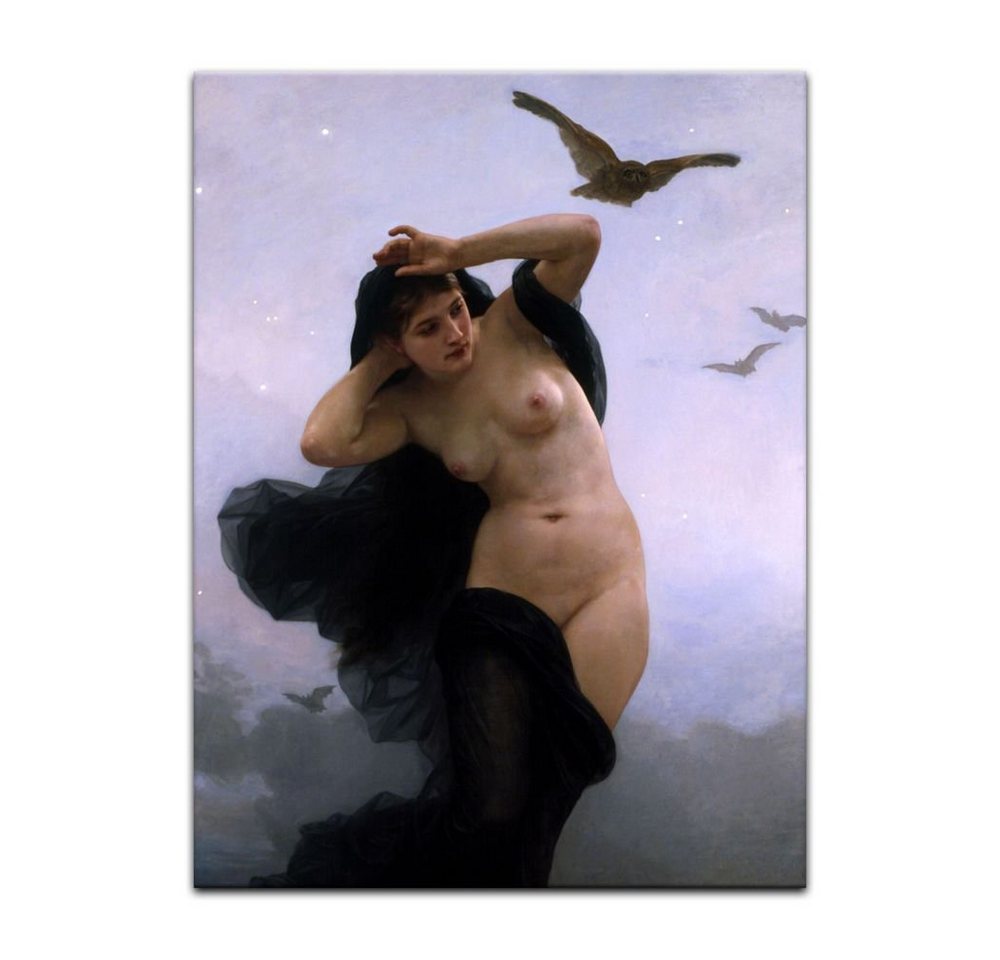 Bilderdepot24 Leinwandbild Alte Meister - William-Adolphe Bouguereau - Nacht, Menschen von Bilderdepot24