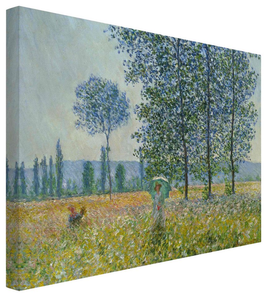 Bilderdepot24 Leinwandbild Kunstdruck Claude Monet Felder Frühling grün Bild auf Leinwand XXL, Wohnzimmer Schlafzimmer Küche Flur Wandbild Kunstkopie Wanddeko Druck Bilderdepot24 Leinwandbild Kunstdruck Claude Monet Felder Frühling grün Bild auf Leinwand XXL, Wohnzimmer Schlafzimmer Küche Flur Wandbild Kunstkopie Wanddeko Druck von Bilderdepot24