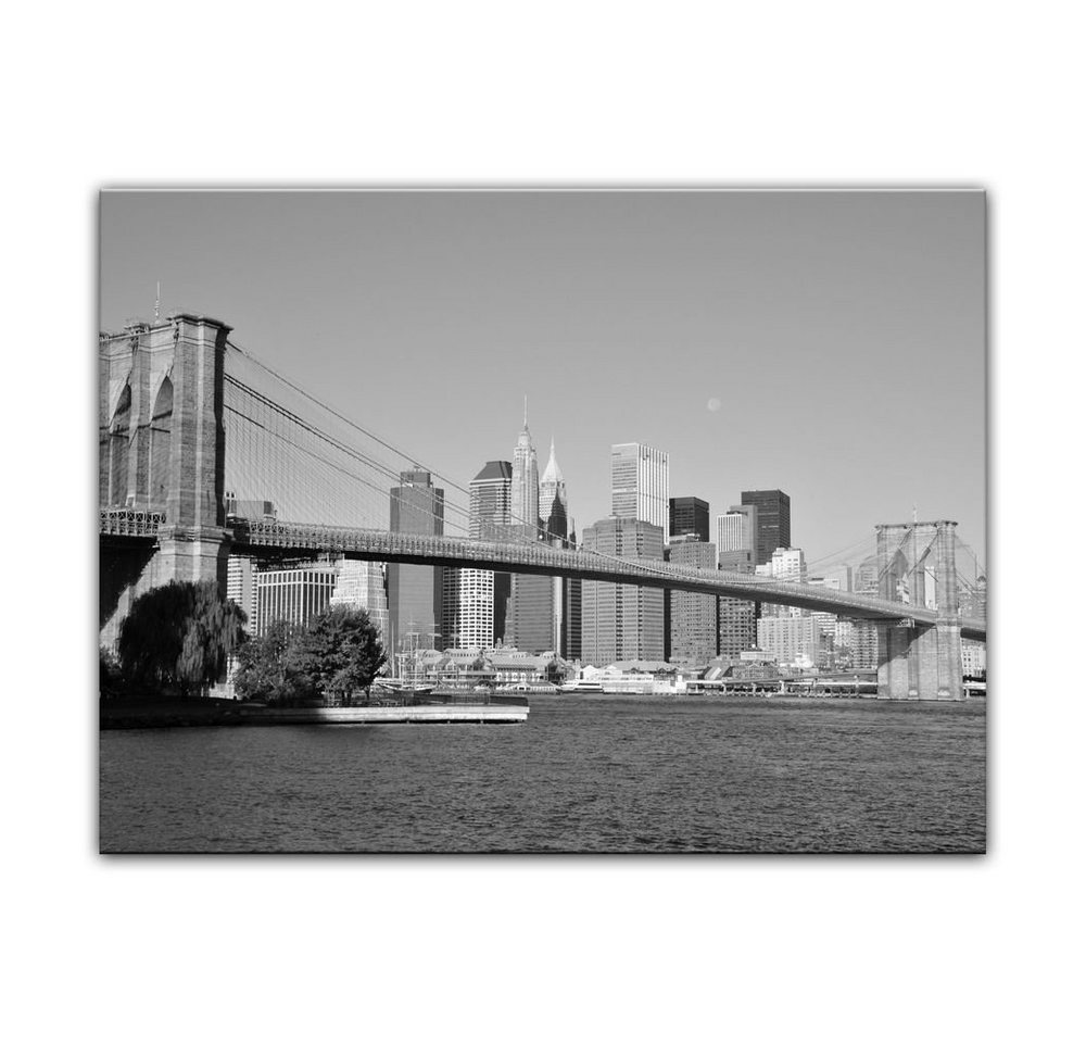 Bilderdepot24 Leinwandbild New York Bridge - USA, Städte von Bilderdepot24