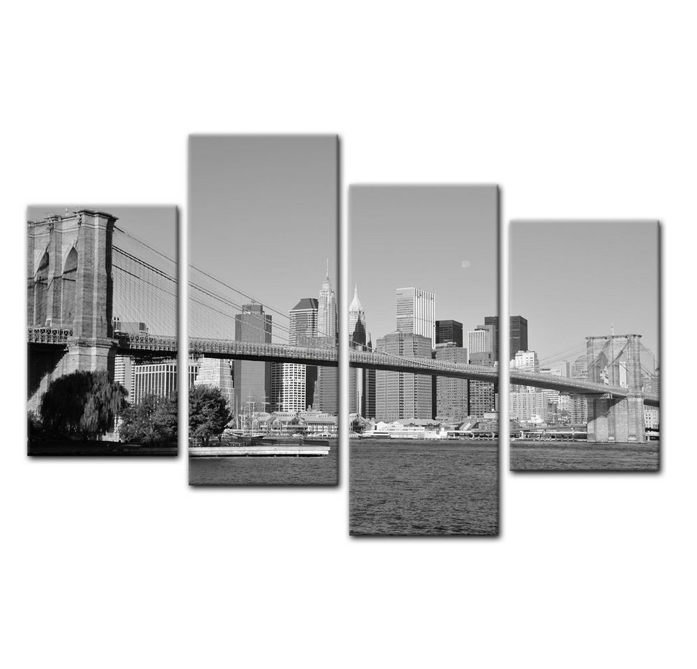 Bilderdepot24 Leinwandbild New York Bridge - USA, Städte von Bilderdepot24