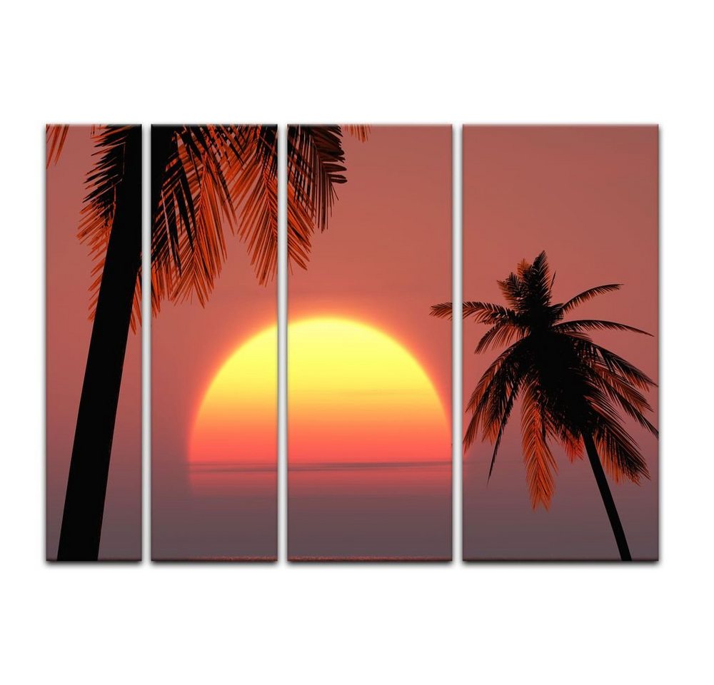 Bilderdepot24 Leinwandbild Sonnenuntergang auf Ibiza, Ozeane von Bilderdepot24