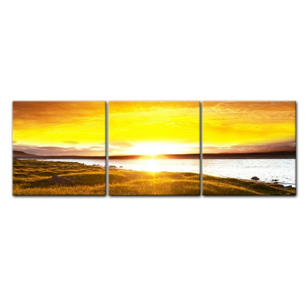 Bilderdepot24 Leinwandbild Sunset - Sonnenuntergang, Landschaften von Bilderdepot24
