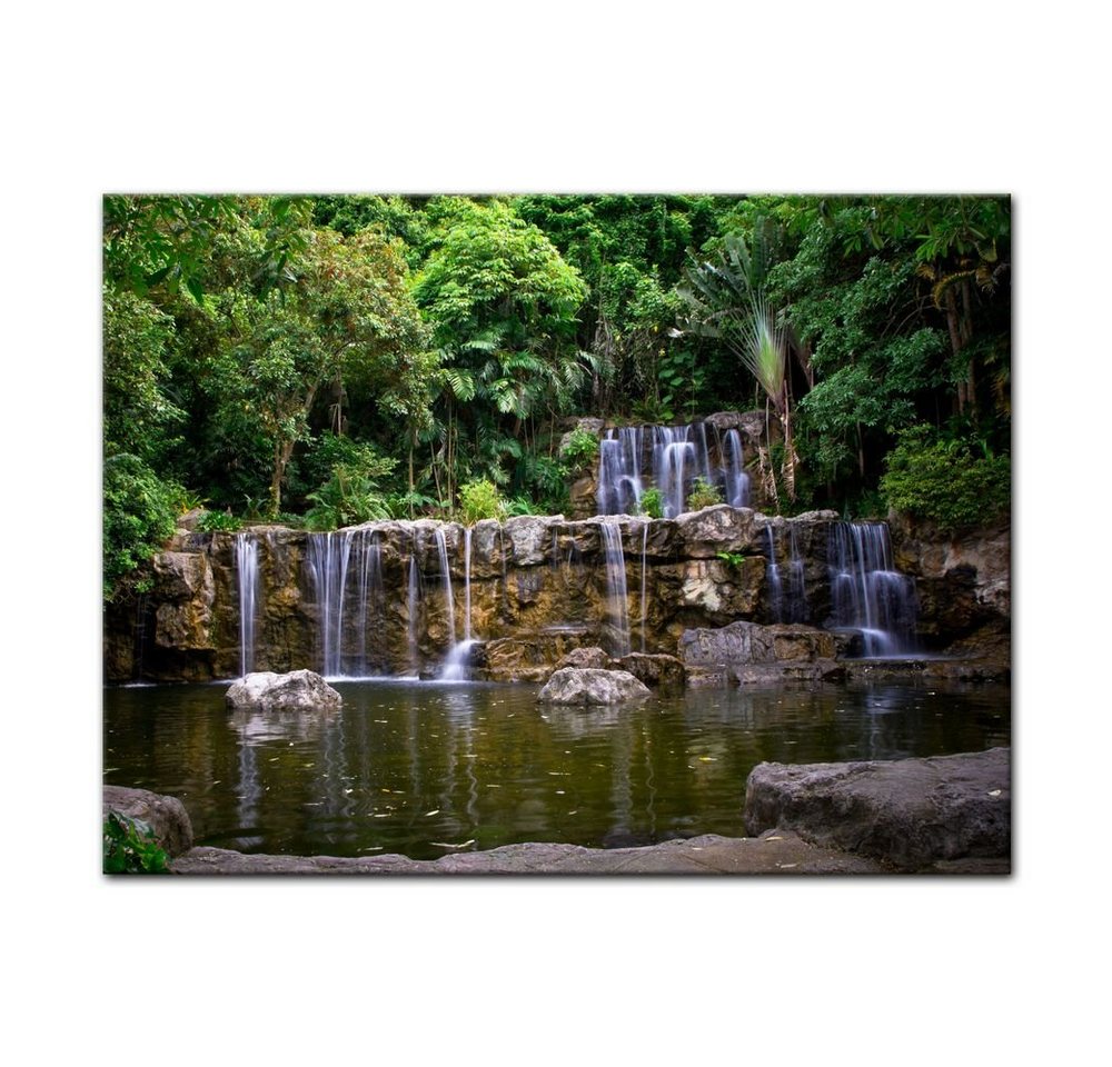 Bilderdepot24 Leinwandbild Wasserfall in Thailand, Landschaften von Bilderdepot24