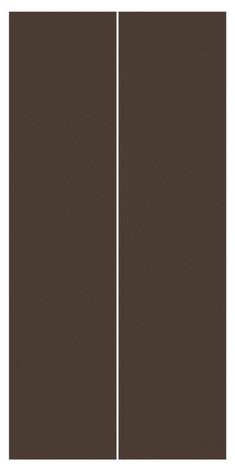 Bilderdepot24 Schiebegardine modern Flächenvorhang blickdicht Cacao (2 St), halbtransparent, Wohnzimmer große Flächengardine lichtdurchlässig als Klemm-System von Bilderdepot24