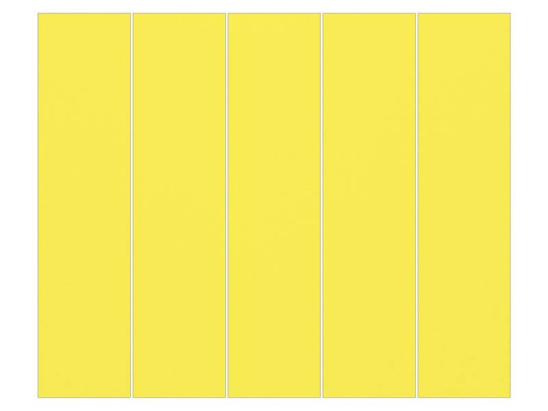 Bilderdepot24 Schiebegardine modern Flächenvorhang blickdicht Colour Lemon Yellow, (5 St), halbtransparent, Kinderzimmer große Flächengardine lichtdurchlässig als Klemm-System von Bilderdepot24