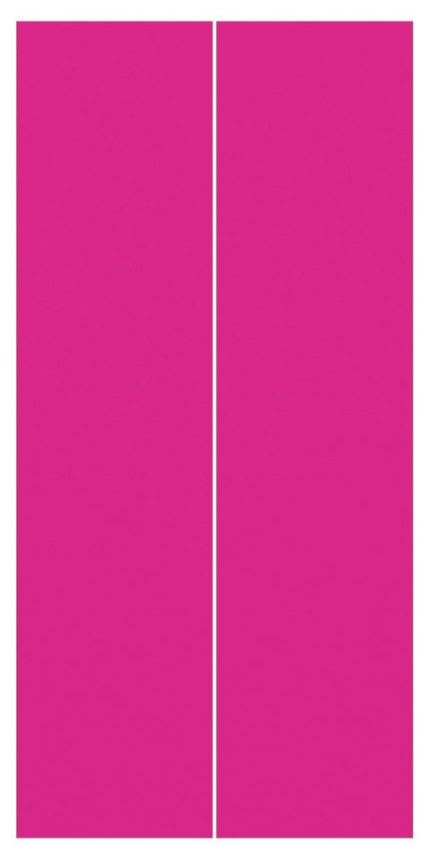 Bilderdepot24 Schiebegardine modern Flächenvorhang blickdicht Colour Pink, (2 St), halbtransparent, Kinderzimmer große Flächengardine lichtdurchlässig als Klemm-System von Bilderdepot24