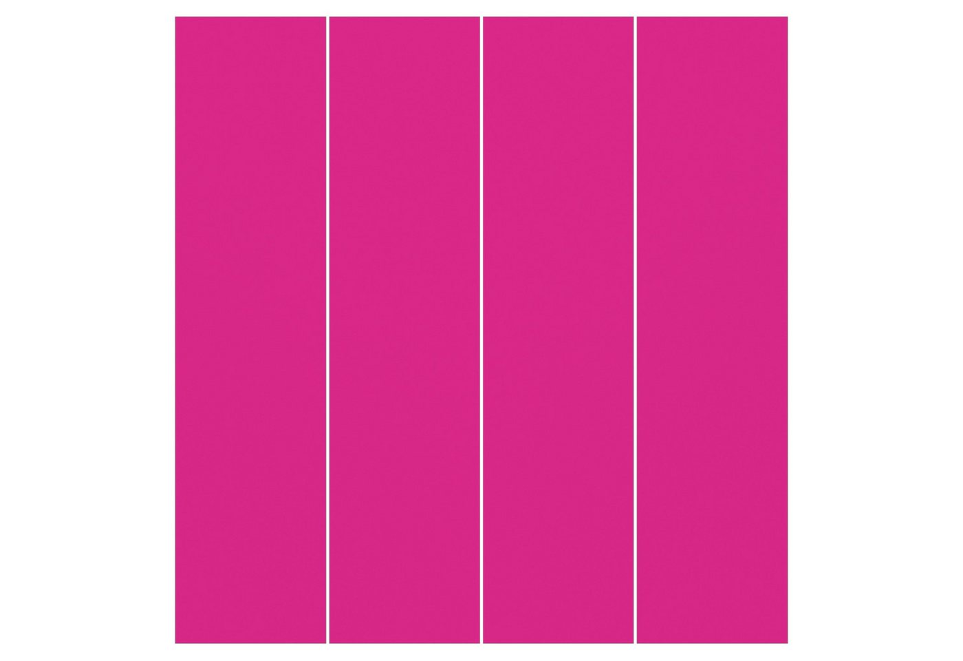 Bilderdepot24 Schiebegardine modern Flächenvorhang blickdicht Colour Pink, (4 St), halbtransparent, Kinderzimmer große Flächengardine lichtdurchlässig für Klemm-System von Bilderdepot24