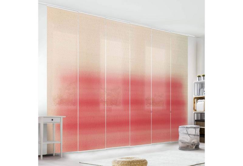 Bilderdepot24 Schiebegardine modern Flächenvorhang blickdicht Thermische Energie, (1 St), halbtransparent, Wohnzimmer große Flächengardine lichtdurchlässig als Klemm-System von Bilderdepot24