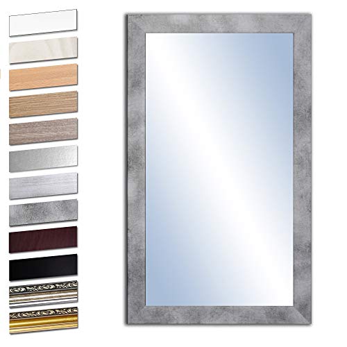 Bilderdepot24 Wandspiegel Spiegel Badspiegel Holzrahmen komplett mit Echtglas - Beton - ca. 80x40 cm I SUA-6071 V-XI Bilderdepot24 Wandspiegel Spiegel Badspiegel Holzrahmen komplett mit Echtglas - Beton - ca. 80x40 cm I SUA-6071 V-XI von Bilderdepot24