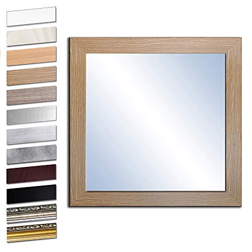 Bilderdepot24 Wandspiegel Spiegel Badspiegel Holzrahmen komplett mit Echtglas - Eiche Grand - ca. 50x50 cm I SUA-6071 V-X Bilderdepot24 Wandspiegel Spiegel Badspiegel Holzrahmen komplett mit Echtglas - Eiche Grand - ca. 50x50 cm I SUA-6071 V-X von Bilderdepot24
