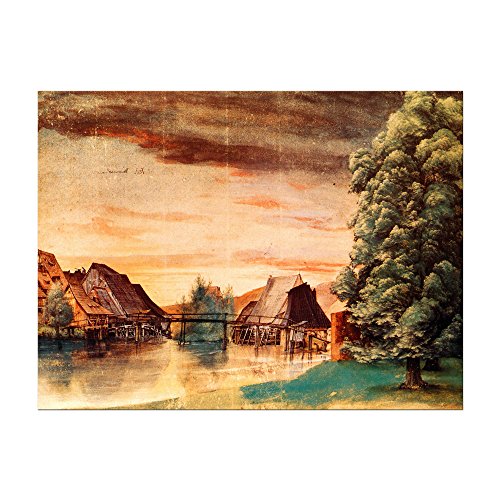 Kunstdruck Poster - Albrecht Dürer Die Weidenmühle 40x30 cm ca. A3 - Alte Meister Bild ohne Rahmen Kunstdruck Poster - Albrecht Dürer Die Weidenmühle 40x30 cm ca. A3 - Alte Meister Bild ohne Rahmen von Bilderdepot24