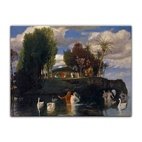 Kunstdruck Poster - Arnold Böcklin Die Lebensinsel 60x40 cm ca. A2 - Alte Meister Bild ohne Rahmen Kunstdruck Poster - Arnold Böcklin Die Lebensinsel 60x40 cm ca. A2 - Alte Meister Bild ohne Rahmen von Bilderdepot24