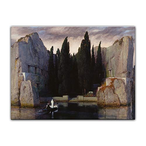 Kunstdruck Poster - Arnold Böcklin Die Toteninsel 80x60 cm ca. A1 - Alte Meister Bild ohne Rahmen Kunstdruck Poster - Arnold Böcklin Die Toteninsel 80x60 cm ca. A1 - Alte Meister Bild ohne Rahmen von Bilderdepot24