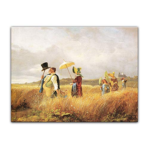 Kunstdruck Poster - Carl Spitzweg Sonntagsspaziergang 80x60 cm ca. A1 - Alte Meister Bild ohne Rahmen Kunstdruck Poster - Carl Spitzweg Sonntagsspaziergang 80x60 cm ca. A1 - Alte Meister Bild ohne Rahmen von Bilderdepot24