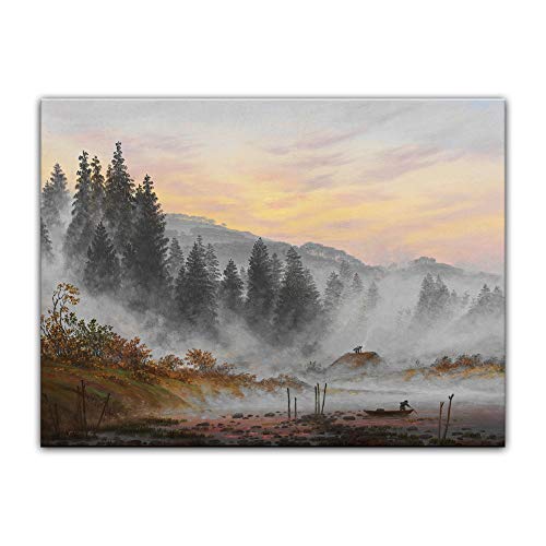 Kunstdruck Poster - Caspar David Friedrich Der Morgen 60x40 cm ca. A2 - Alte Meister Bild ohne Rahmen von Bilderdepot24