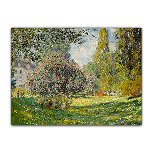 Kunstdruck Poster - Claude Monet Parc Monceau 60x40 cm ca. A2 - Alte Meister Bild ohne Rahmen von Bilderdepot24