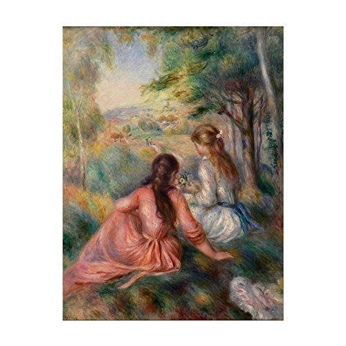 Kunstdruck Poster - Pierre-Auguste Renoir Junge Mädchen auf der Wiese 20x30 cm ca. A4 - Alte Meister Bild ohne Rahmen Kunstdruck Poster - Pierre-Auguste Renoir Junge Mädchen auf der Wiese 20x30 cm ca. A4 - Alte Meister Bild ohne Rahmen von Bilderdepot24