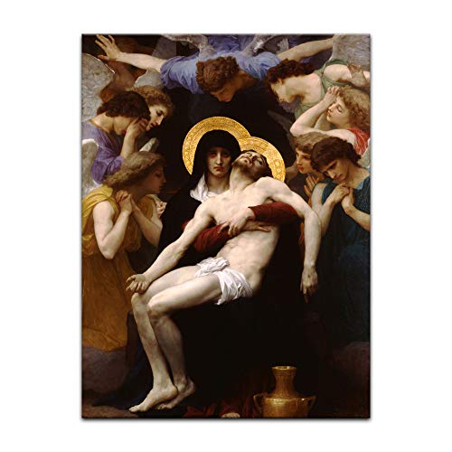 Kunstdruck Poster - William-Adolphe Bouguereau Pieta 20x30 cm ca. A4 - Alte Meister Bild ohne Rahmen von Bilderdepot24