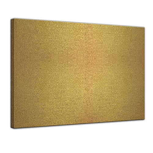 Leinwand in gold, bemalbare Premiumqualität, aufgespannt auf Galerie Keilrahmen - Echtholz - Digital-Format - 80x60 cm - 310g/m² - fertig gerahmt, 7 Farben verfügbar von Bilderdepot24