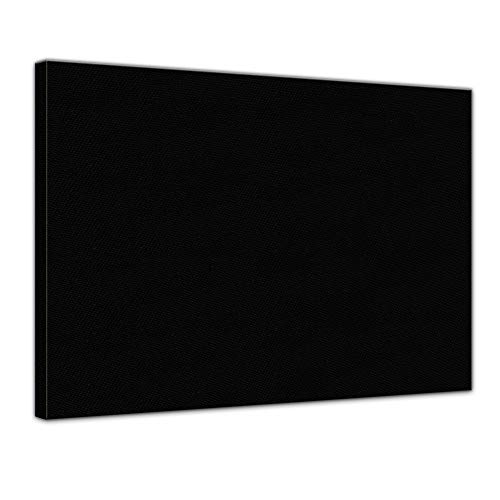 Leinwand in schwarz, bemalbare Premiumqualität, aufgespannt auf Galerie Keilrahmen - Echtholz - Digital-Format - 120x90 cm - 330g/m² - fertig gerahmt, 7 Farben verfügbar von Bilderdepot24