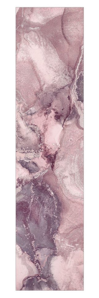 Bilderdepot24 Schiebegardine Flächenvorhang blickdicht Marmor Violett, (1 St), halbtransparent, Wohnzimmer große Flächengardine lichtdurchlässig als Klemm-System von Bilderdepot24