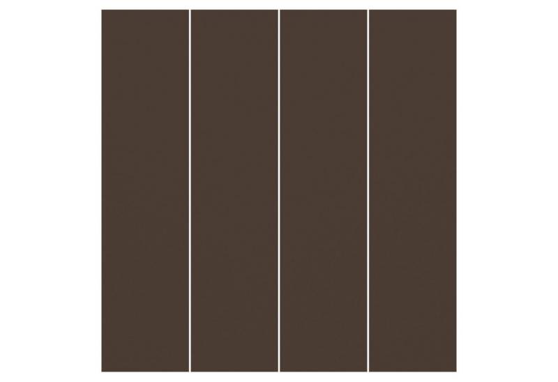 Bilderdepot24 Schiebegardine modern Flächenvorhang blickdicht Cacao, (4 St), halbtransparent, Wohnzimmer große Flächengardine lichtdurchlässig für Klemm-System von Bilderdepot24