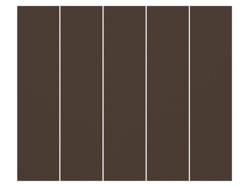 Bilderdepot24 Schiebegardine modern Flächenvorhang blickdicht Cacao, (5 St), halbtransparent, Wohnzimmer große Flächengardine lichtdurchlässig als Klemm-System von Bilderdepot24