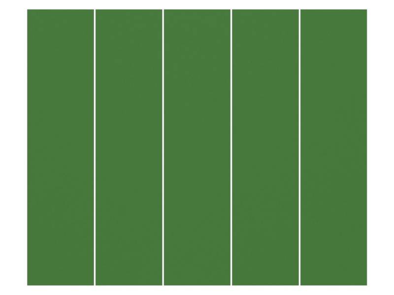 Bilderdepot24 Schiebegardine modern Flächenvorhang blickdicht Colour Dark Green, (5 St), halbtransparent, Wohnzimmer große Flächengardine lichtdurchlässig als Klemm-System von Bilderdepot24