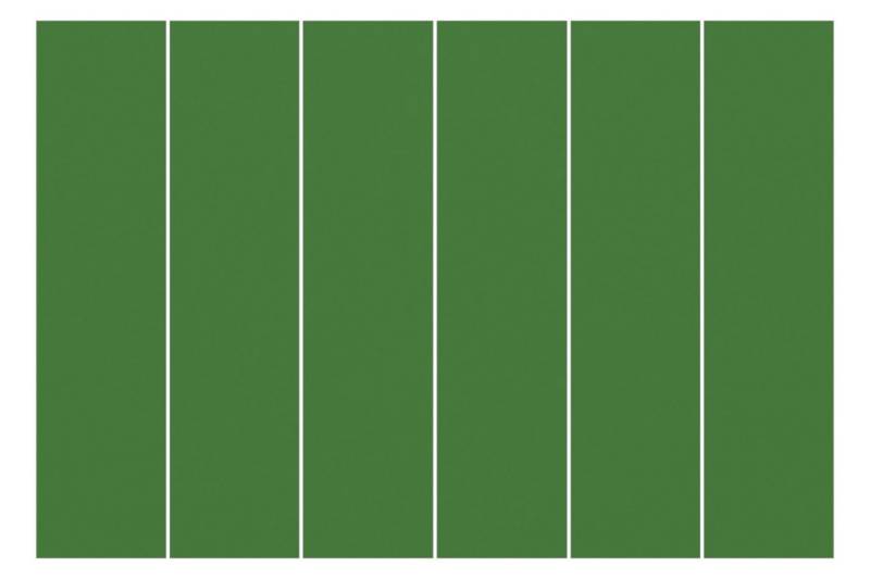 Bilderdepot24 Schiebegardine modern Flächenvorhang blickdicht Colour Dark Green, (6 St), halbtransparent, Wohnzimmer große Flächengardine lichtdurchlässig für Klemm-System von Bilderdepot24