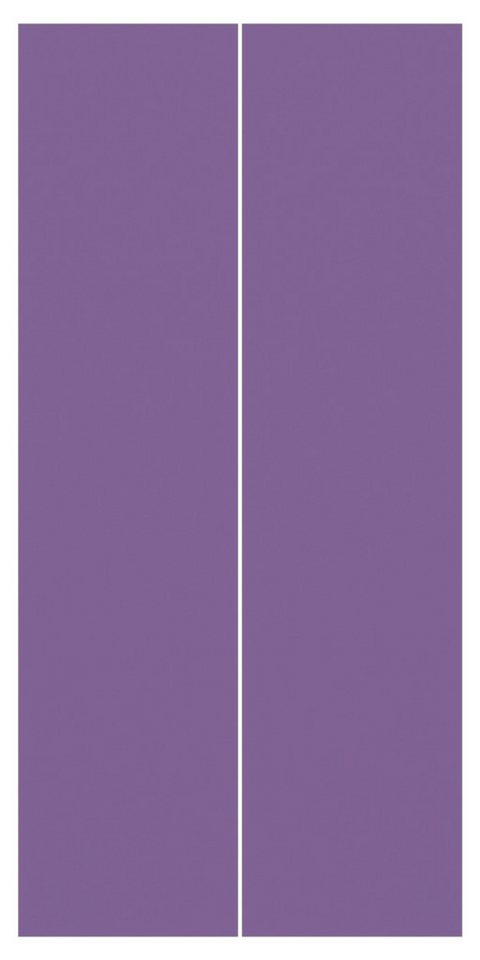 Bilderdepot24 Schiebegardine modern Flächenvorhang blickdicht Flieder, (2 St), halbtransparent, Wohnzimmer große Flächengardine lichtdurchlässig für Klemm-System von Bilderdepot24