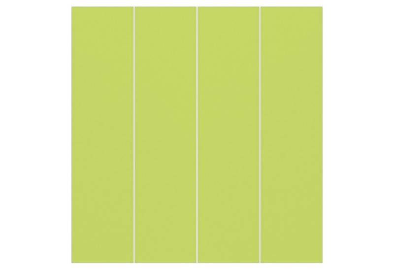 Bilderdepot24 Schiebegardine modern Flächenvorhang blickdicht Frühlingsgrün, (4 St), halbtransparent, Wohnzimmer große Flächengardine lichtdurchlässig als Klemm-System von Bilderdepot24