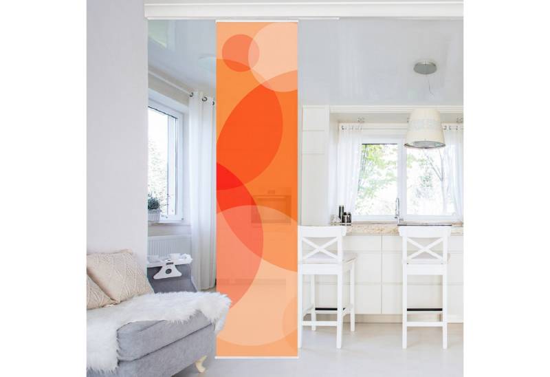 Bilderdepot24 Schiebegardine modern Flächenvorhang blickdicht Havanna Lounge No.2, (6 St), halbtransparent, Wohnzimmer große Flächengardine lichtdurchlässig als Klemm-System von Bilderdepot24