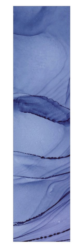 Bilderdepot24 Schiebegardine modern Flächenvorhang blickdicht Meliertes Violett, (1 St), halbtransparent, Wohnzimmer große Flächengardine lichtdurchlässig als Klemm-System von Bilderdepot24