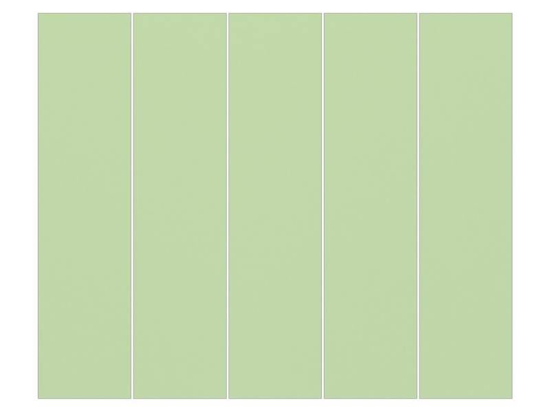 Bilderdepot24 Schiebegardine modern Flächenvorhang blickdicht Mint, (5 St), halbtransparent, Wohnzimmer große Flächengardine lichtdurchlässig als Klemm-System von Bilderdepot24