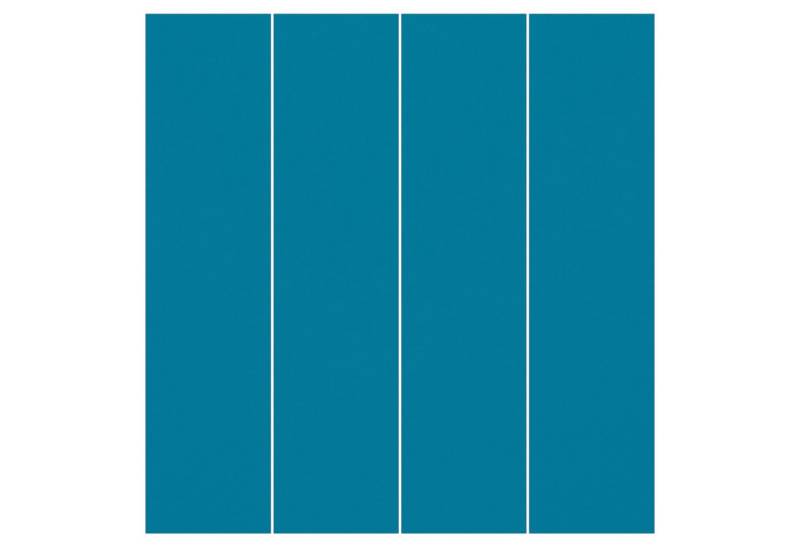 Bilderdepot24 Schiebegardine modern Flächenvorhang blickdicht Petrol, (4 St), halbtransparent, Wohnzimmer große Flächengardine lichtdurchlässig als Klemm-System von Bilderdepot24