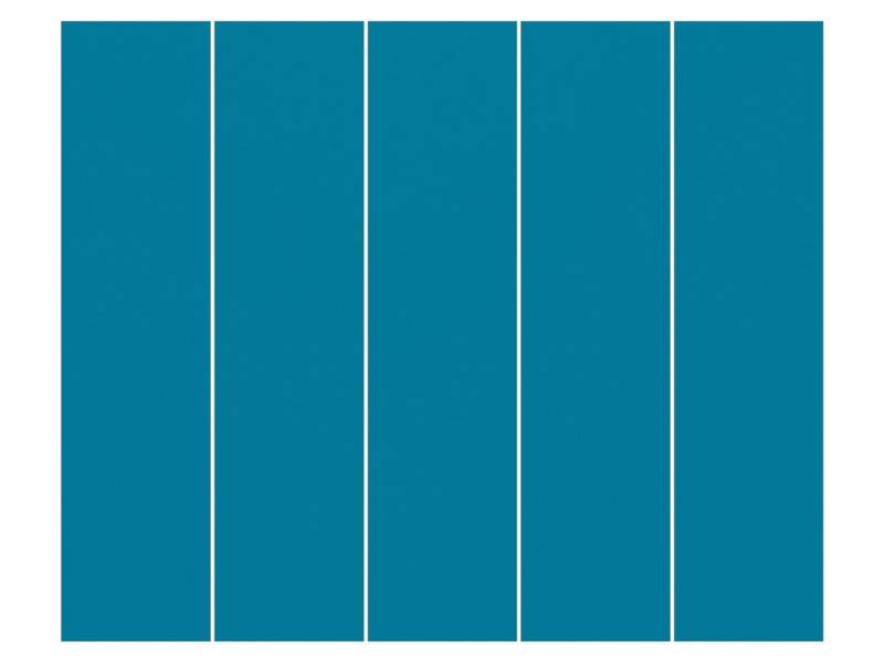 Bilderdepot24 Schiebegardine modern Flächenvorhang blickdicht Petrol, (5 St), halbtransparent, Wohnzimmer große Flächengardine lichtdurchlässig als Klemm-System von Bilderdepot24