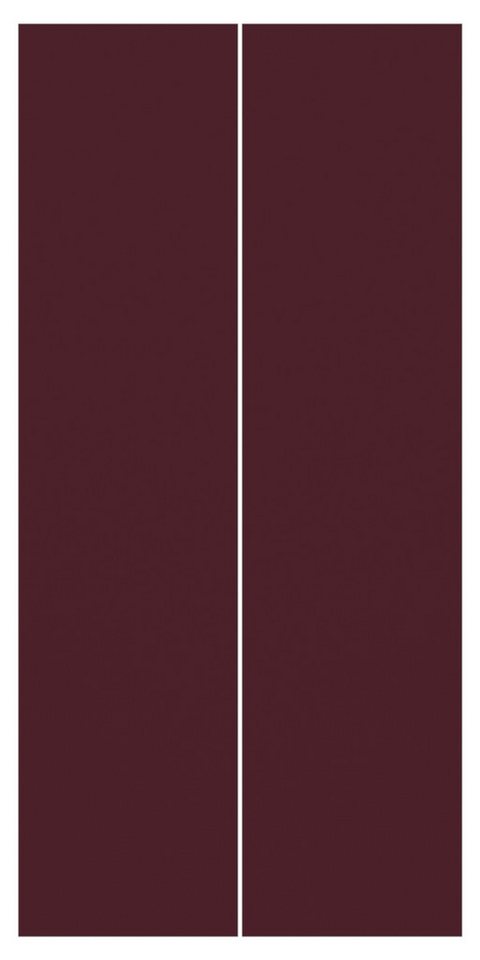 Bilderdepot24 Schiebegardine modern Flächenvorhang blickdicht Toskana Weinrot, (2 St), halbtransparent, Wohnzimmer große Flächengardine lichtdurchlässig für Klemm-System von Bilderdepot24