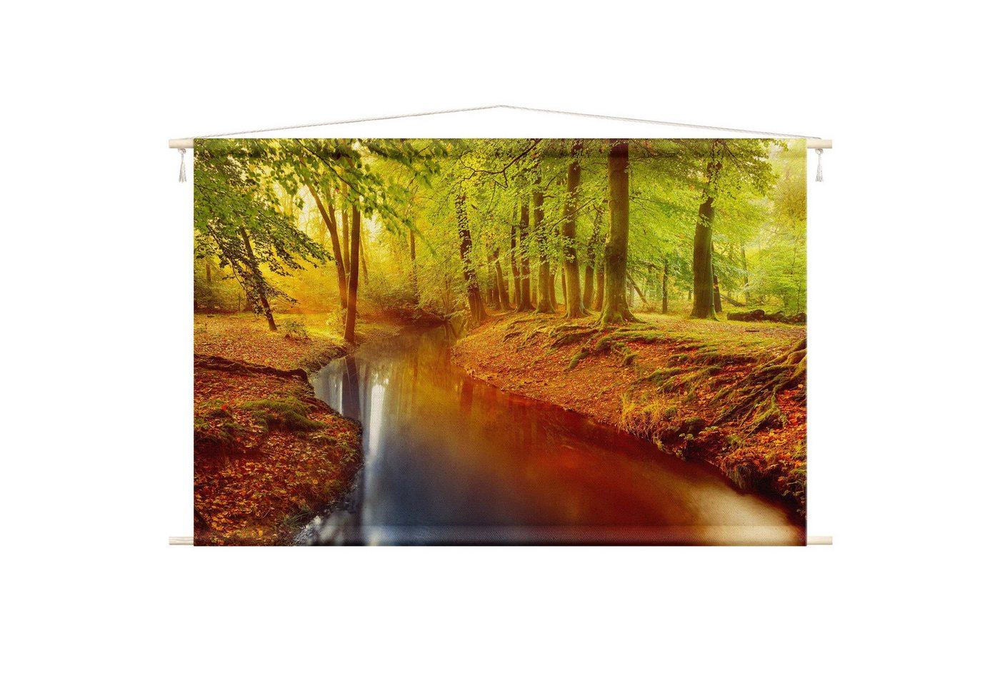 Bilderdepot24 Wandteppich modern Wald Natur Herbst orange, rechteckig, Höhe: 2.6 mm, großes Wandbild aus Natur-Baumwolle Wandbehang Stoffbild Tuch Wollseil Bilderdepot24 Wandteppich modern Wald Natur Herbst orange, rechteckig, Höhe: 2.6 mm, großes Wandbild aus Natur-Baumwolle Wandbehang Stoffbild Tuch Wollseil von Bilderdepot24