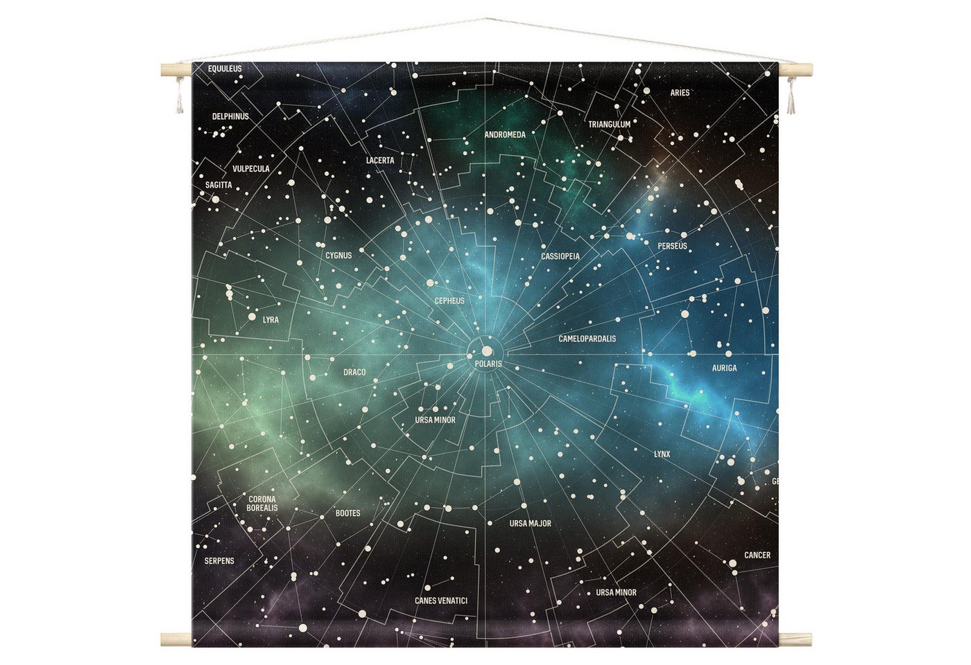 Bilderdepot24 Wandteppich modern Weltkarte Sterne schwarz, quadratisch, Höhe: 2.6 mm, großes Wandbild aus Natur-Baumwolle Wandbehang Stoffbild Tuch Wollseil Bilderdepot24 Wandteppich modern Weltkarte Sterne schwarz, quadratisch, Höhe: 2.6 mm, großes Wandbild aus Natur-Baumwolle Wandbehang Stoffbild Tuch Wollseil von Bilderdepot24